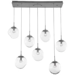 Levi Wilson Nebula 50 Inch 7 Light Linear Suspension Light By Hammerton Studio -Light Bulbs Sales Store Hammerton Studio AsterPLB0066 07 BS FC 1