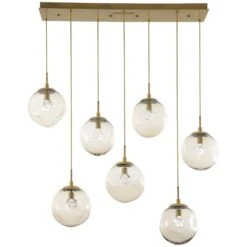 Levi Wilson Nebula 50 Inch 7 Light Linear Suspension Light By Hammerton Studio -Light Bulbs Sales Store Hammerton Studio AsterPLB0066 07 GB ZA 1