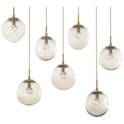Levi Wilson Nebula 50 Inch 7 Light Linear Suspension Light By Hammerton Studio -Light Bulbs Sales Store Hammerton Studio AsterPLB0066 07 GB ZA 2