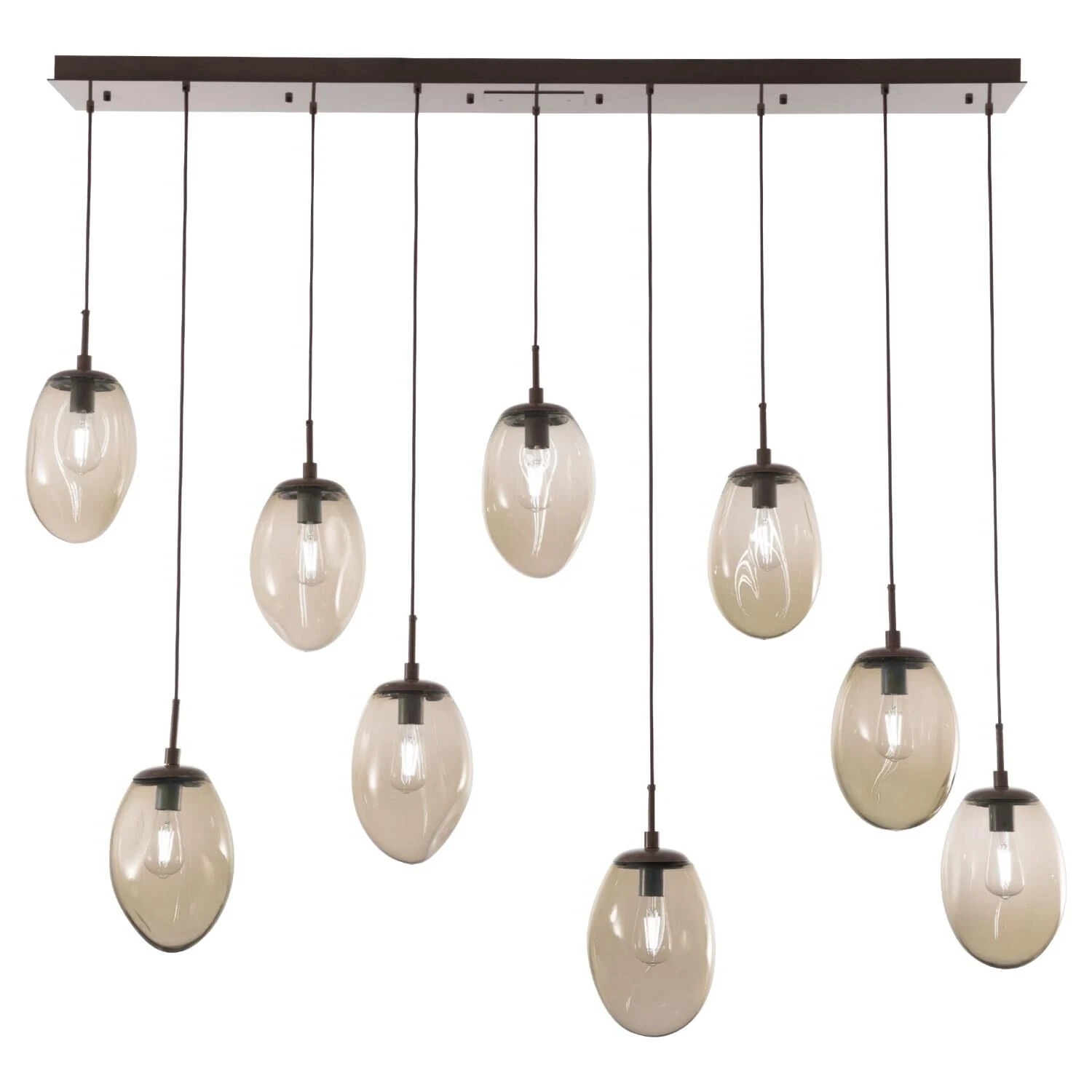 Levi Wilson Nebula 68 Inch 9 Light Linear Suspension Light By Hammerton Studio 7 Levi Wilson Nebula 68 Inch 9 Light Linear Suspension Light By Hammerton Studio - Image 5