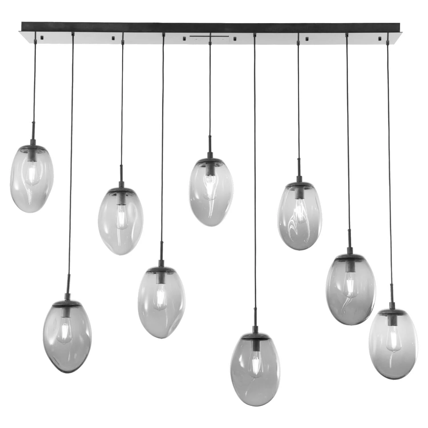 Levi Wilson Nebula 68 Inch 9 Light Linear Suspension Light By Hammerton Studio 4 Levi Wilson Nebula 68 Inch 9 Light Linear Suspension Light By Hammerton Studio - Image 2