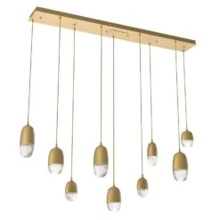 Pebble 62 Inch 9 Light LED Linear Suspension Light By Hammerton Studio 12 Pebble 62 Inch 9 Light LED Linear Suspension Light By Hammerton Studio -Light Bulbs Sales Store Hammerton Studio Pebble Linear 9 plb0079 09 gb 8