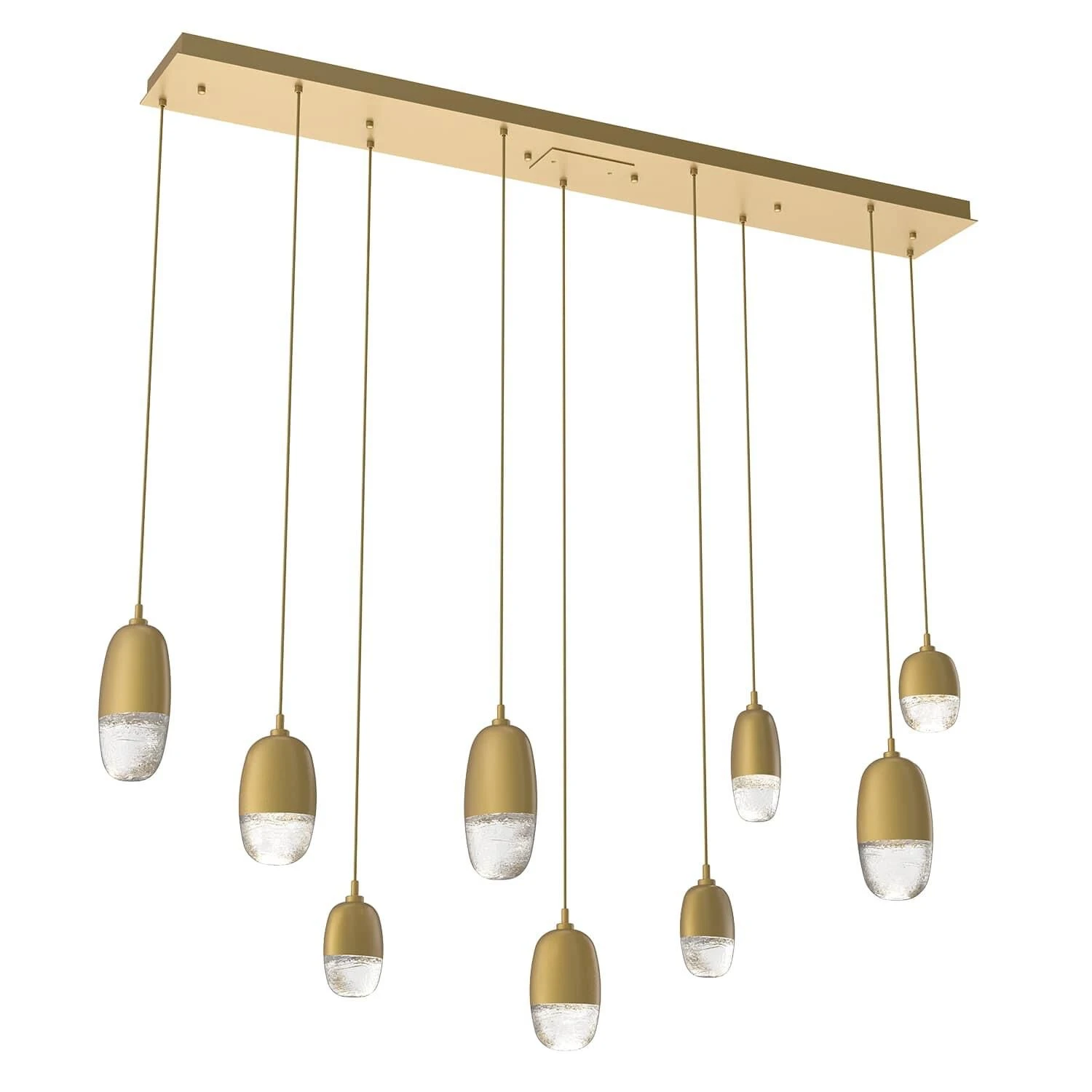 Pebble 62 Inch 9 Light LED Linear Suspension Light By Hammerton Studio 5 Pebble 62 Inch 9 Light LED Linear Suspension Light By Hammerton Studio - Image 3