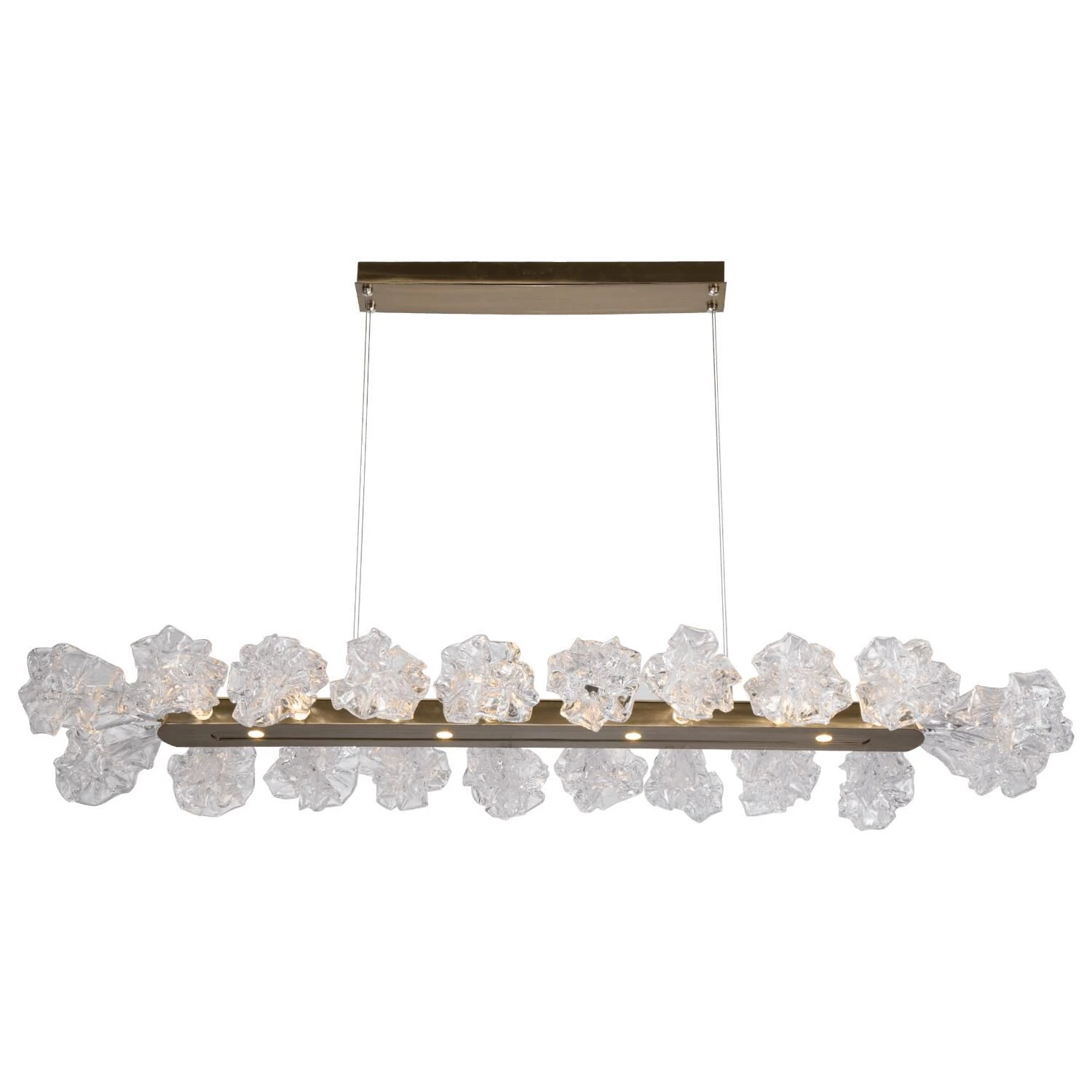 Blossom 60 Inch 24 Light LED Linear Suspension Light By Hammerton Studio 6 Blossom 60 Inch 24 Light LED Linear Suspension Light By Hammerton Studio - Image 4