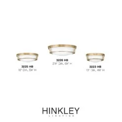 Hathaway 16 Inch 3 Light Flush Mount By Hinkley Lighting -Light Bulbs Sales Store Hinkley Lighting 3225HB alt3