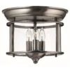 Gentry 11 Inch 3 Light Flush Mount By Hinkley Lighting -Light Bulbs Sales Store Hinkley Lighting 347320PW