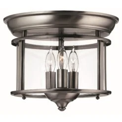 Gentry 11 Inch 3 Light Flush Mount By Hinkley Lighting