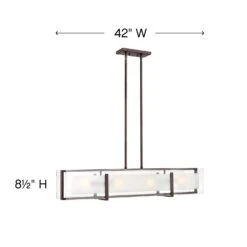 Latitude 42 Inch 4 Light Linear Suspension Light By Hinkley Lighting 14 Latitude 42 Inch 4 Light Linear Suspension Light By Hinkley Lighting -Light Bulbs Sales Store Hinkley Lighting 3996OZ alt1