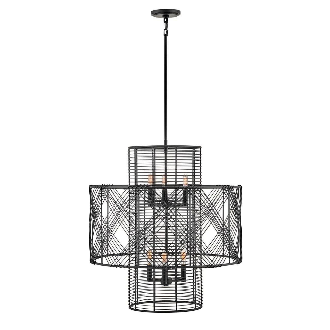 Nikko 26 Inch 6 Light Chandelier By Hinkley Lighting 6 Nikko 26 Inch 6 Light Chandelier By Hinkley Lighting - Image 4