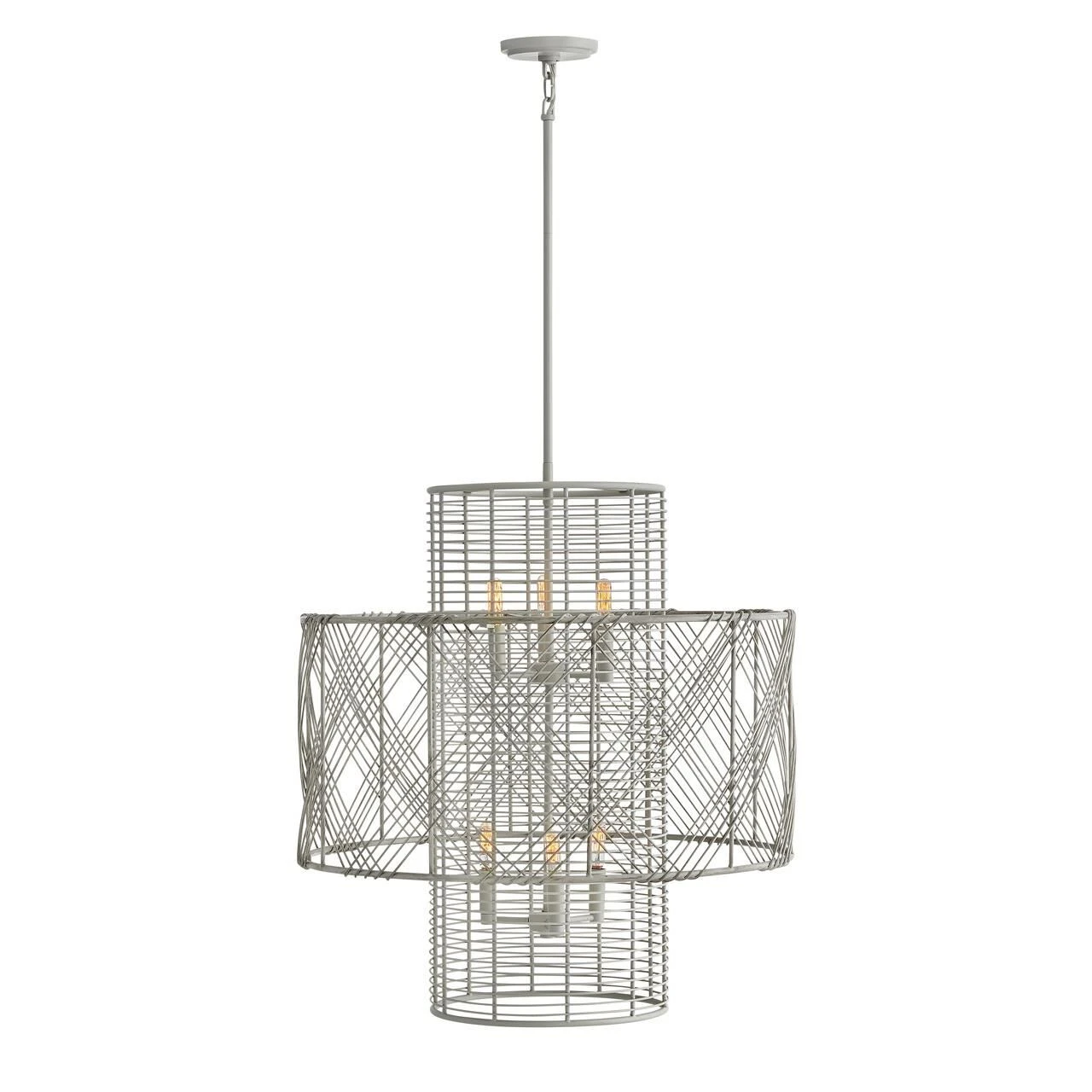 Nikko 26 Inch 6 Light Chandelier By Hinkley Lighting 4 Nikko 26 Inch 6 Light Chandelier By Hinkley Lighting - Image 2