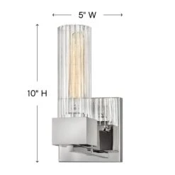 Hinkley Lighting Xander 10 Inch Bath Vanity Light -Light Bulbs Sales Store Hinkley Lighting 5970PN alt1