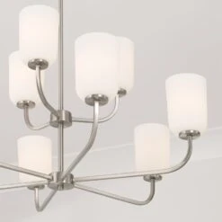 Lawson 32 Inch 9 Light Chandelier By Homeplace By Capital Lighting Fixture Company 24 Lawson 32 Inch 9 Light Chandelier By Homeplace By Capital Lighting Fixture Company -Light Bulbs Sales Store Homeplace by Capital Lighting Fixture Company 448891BN 542 DETAIL