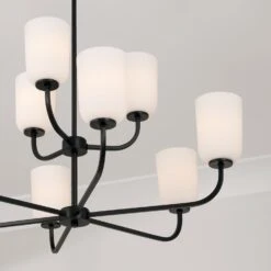 Lawson 32 Inch 9 Light Chandelier By Homeplace By Capital Lighting Fixture Company 21 Lawson 32 Inch 9 Light Chandelier By Homeplace By Capital Lighting Fixture Company -Light Bulbs Sales Store Homeplace by Capital Lighting Fixture Company 448891MB 542 DETAIL