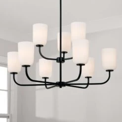 Lawson 32 Inch 9 Light Chandelier By Homeplace By Capital Lighting Fixture Company 20 Lawson 32 Inch 9 Light Chandelier By Homeplace By Capital Lighting Fixture Company -Light Bulbs Sales Store Homeplace by Capital Lighting Fixture Company 448891MB 542 HERO
