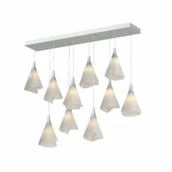 Mobius 45 Inch 10 Light LED Linear Suspension Light By Hubbardton Forge -Light Bulbs Sales Store Hubbardton Forge 131202 1010