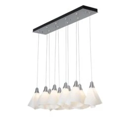 Mobius 45 Inch 10 Light LED Linear Suspension Light By Hubbardton Forge -Light Bulbs Sales Store Hubbardton Forge 131202 1014 03