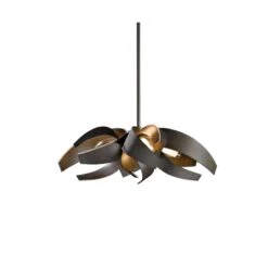 Corona 19 Inch 4 Light Mini Chandelier By Hubbardton Forge