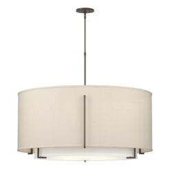 Exos 43 Inch 6 Light Chandelier By Hubbardton Forge -Light Bulbs Sales Store Hubbardton Forge 194642 1060