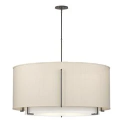 Exos 43 Inch 6 Light Chandelier By Hubbardton Forge -Light Bulbs Sales Store Hubbardton Forge 194642 1096