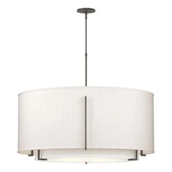 Exos 43 Inch 6 Light Chandelier By Hubbardton Forge -Light Bulbs Sales Store Hubbardton Forge 194642 1101