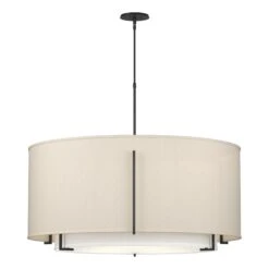 Exos 43 Inch 6 Light Chandelier By Hubbardton Forge -Light Bulbs Sales Store Hubbardton Forge 194642 1168