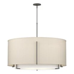Exos 43 Inch 6 Light Chandelier By Hubbardton Forge -Light Bulbs Sales Store Hubbardton Forge 194642 1204