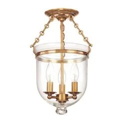 Hampton 10 Inch 3 Light Semi Flush Mount By Hudson Valley Lighting 27 Hampton 10 Inch 3 Light Semi Flush Mount By Hudson Valley Lighting -Light Bulbs Sales Store Hudson Valley Lighting 251 AGB C1 800