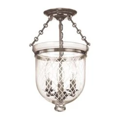 Hampton 10 Inch 3 Light Semi Flush Mount By Hudson Valley Lighting 24 Hampton 10 Inch 3 Light Semi Flush Mount By Hudson Valley Lighting -Light Bulbs Sales Store Hudson Valley Lighting 251 HN C2 800