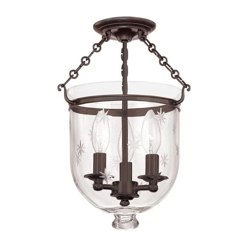 Hampton 10 Inch 3 Light Semi Flush Mount By Hudson Valley Lighting 15 Hampton 10 Inch 3 Light Semi Flush Mount By Hudson Valley Lighting - Image 13