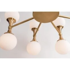 Astoria 36 Inch 20 Light LED Chandelier By Hudson Valley Lighting -Light Bulbs Sales Store Hudson Valley Lighting 3320 AGB Astoria 008