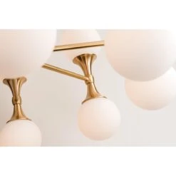 Astoria 36 Inch 20 Light LED Chandelier By Hudson Valley Lighting -Light Bulbs Sales Store Hudson Valley Lighting 3320 AGB Astoria 010