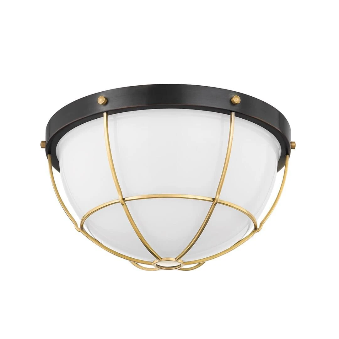 Holkham 12 Inch 2 Light Flush Mount By Hudson Valley Lighting 3 Holkham 12 Inch 2 Light Flush Mount By Hudson Valley Lighting