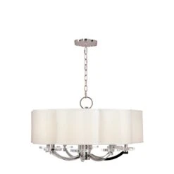 Garrison 32 Inch 8 Light Chandelier By Hudson Valley Lighting
