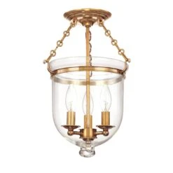 Hampton 10 Inch 3 Light Semi Flush Mount By Hudson Valley Lighting 26 Hampton 10 Inch 3 Light Semi Flush Mount By Hudson Valley Lighting -Light Bulbs Sales Store Hudson20Valley 251 AGB C1