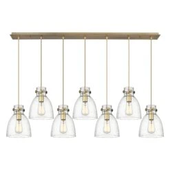 Bruno Marashlian Newton Bell 51 Inch 7 Light Linear Suspension Light By Innovations Lighting -Light Bulbs Sales Store Innovations Lighting 127 410 1PS BB G412 8SDY
