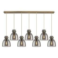 Bruno Marashlian Newton Bell 51 Inch 7 Light Linear Suspension Light By Innovations Lighting -Light Bulbs Sales Store Innovations Lighting 127 410 1PS BB G412 8SM