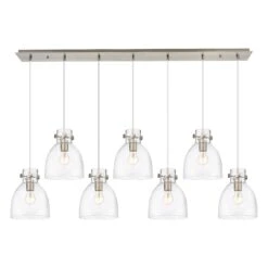 Bruno Marashlian Newton Bell 51 Inch 7 Light Linear Suspension Light By Innovations Lighting -Light Bulbs Sales Store Innovations Lighting 127 410 1PS SN G412 8CL