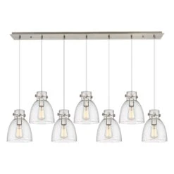 Bruno Marashlian Newton Bell 51 Inch 7 Light Linear Suspension Light By Innovations Lighting -Light Bulbs Sales Store Innovations Lighting 127 410 1PS SN G412 8SDY