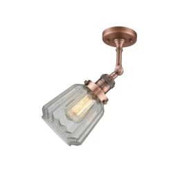 Bruno Marashlian Chatham 6 Inch 1 Light Semi Flush Mount By Innovations Lighting -Light Bulbs Sales Store Innovations Lighting 201F AC G142 1