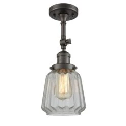 Bruno Marashlian Chatham 6 Inch 1 Light Semi Flush Mount By Innovations Lighting -Light Bulbs Sales Store Innovations Lighting 201F OB G142