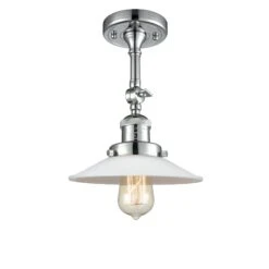 Bruno Marashlian Halophane 8 Inch 1 Light Semi Flush Mount By Innovations Lighting -Light Bulbs Sales Store Innovations Lighting 201F PC G1