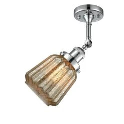 Bruno Marashlian Chatham 6 Inch 1 Light Semi Flush Mount By Innovations Lighting -Light Bulbs Sales Store Innovations Lighting 201F PC G146 1