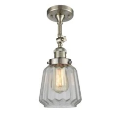 Bruno Marashlian Chatham 6 Inch 1 Light Semi Flush Mount By Innovations Lighting -Light Bulbs Sales Store Innovations Lighting 201F SN G142