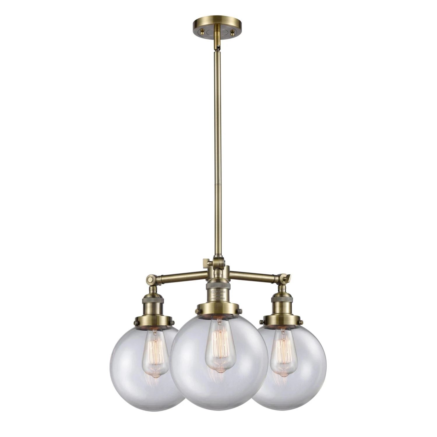 Bruno Marashlian Beacon 22 Inch 3 Light Mini Chandelier By Innovations Lighting 3 Bruno Marashlian Beacon 22 Inch 3 Light Mini Chandelier By Innovations Lighting