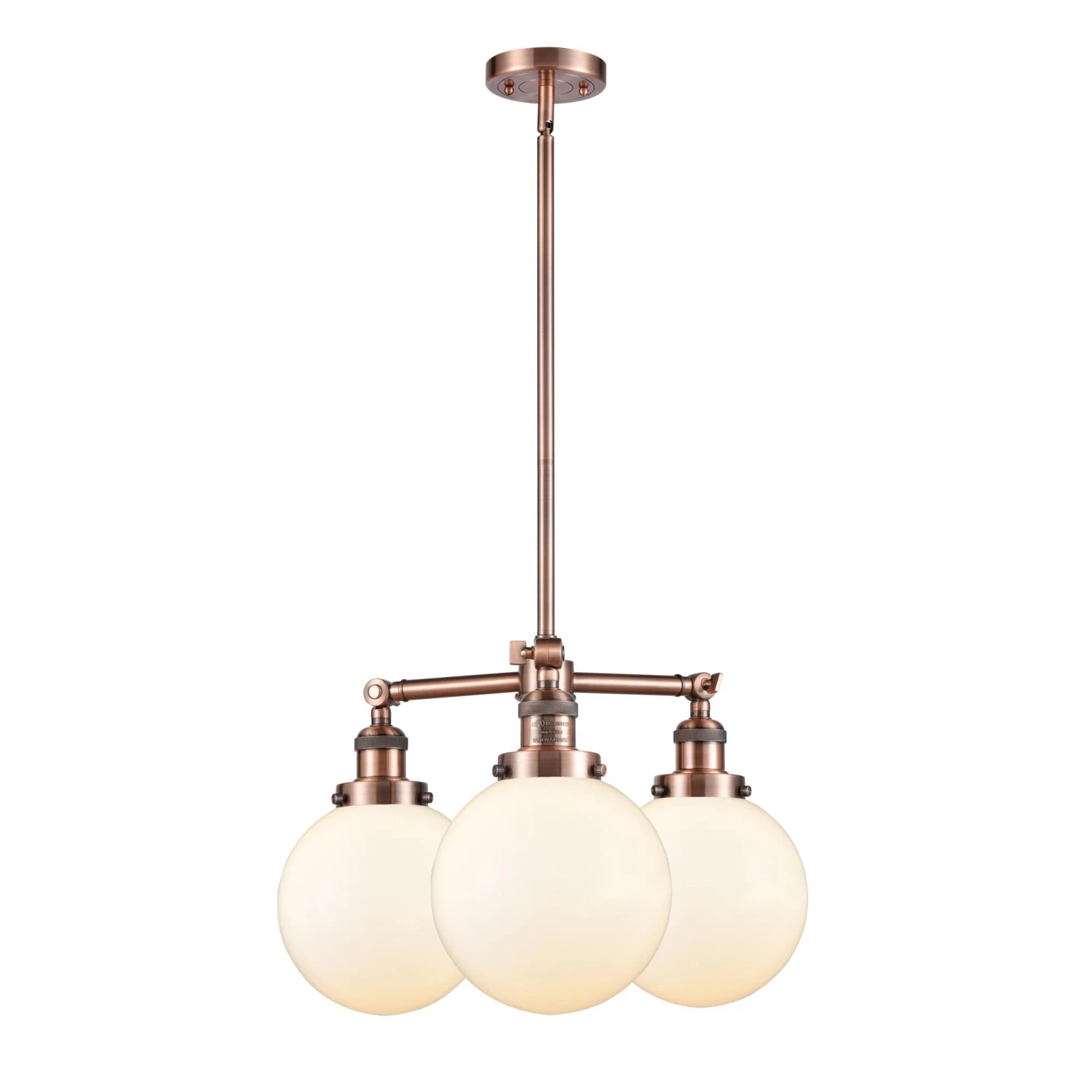 Bruno Marashlian Beacon 22 Inch 3 Light Mini Chandelier By Innovations Lighting 8 Bruno Marashlian Beacon 22 Inch 3 Light Mini Chandelier By Innovations Lighting - Image 6
