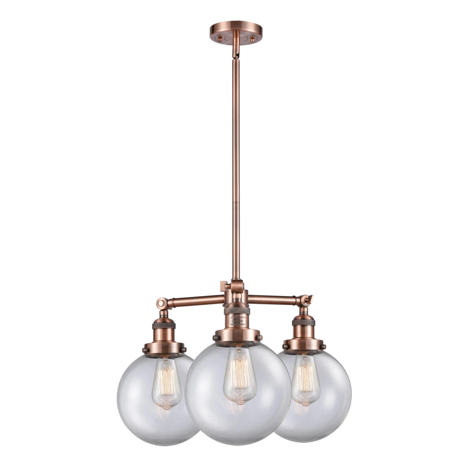 Bruno Marashlian Beacon 22 Inch 3 Light Mini Chandelier By Innovations Lighting 19 Bruno Marashlian Beacon 22 Inch 3 Light Mini Chandelier By Innovations Lighting - Image 17