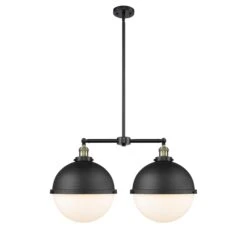Bruno Marashlian Hampden 18 Inch 2 Light Linear Suspension Light By Innovations Lighting -Light Bulbs Sales Store Innovations Lighting 209 BAB HFS 121 BK LED