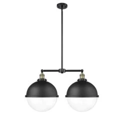 Bruno Marashlian Hampden 18 Inch 2 Light Linear Suspension Light By Innovations Lighting -Light Bulbs Sales Store Innovations Lighting 209 BAB HFS 122 BK LED