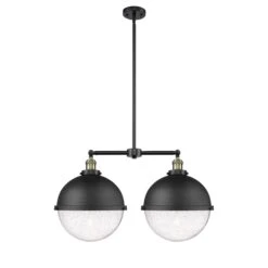 Bruno Marashlian Hampden 18 Inch 2 Light Linear Suspension Light By Innovations Lighting -Light Bulbs Sales Store Innovations Lighting 209 BAB HFS 124 BK
