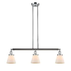 Bruno Marashlian Small Cone 38 Inch 3 Light Linear Suspension Light By Innovations Lighting